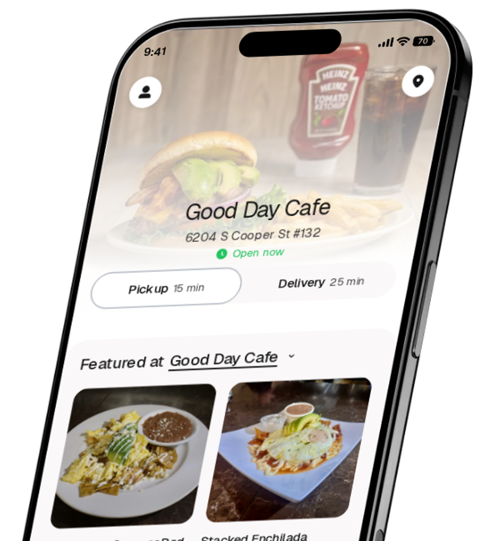 Good Day Cafe app preview